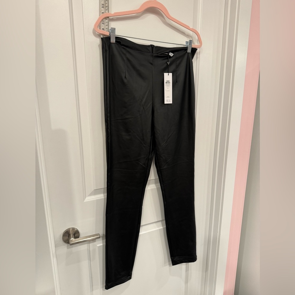 Noisy May pleather skinny pants black XL